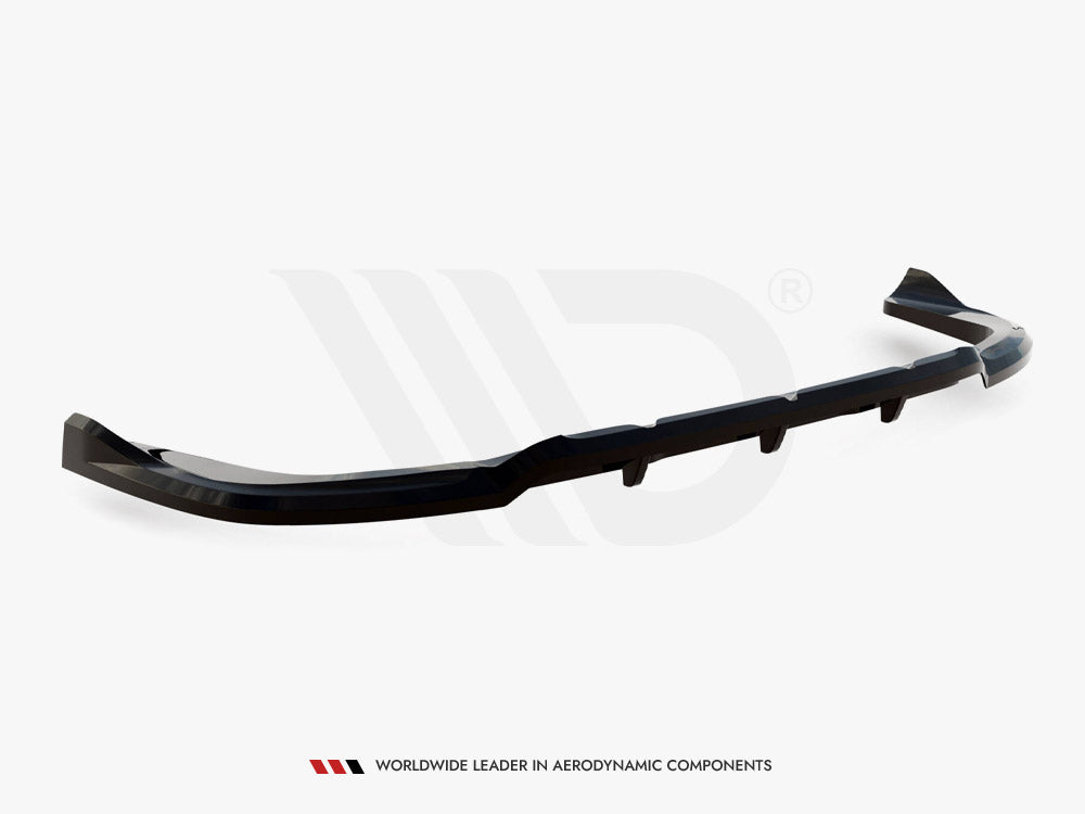 Central Rear Splitter (Vertical Bars) Lexus RX Mk4 Facelift