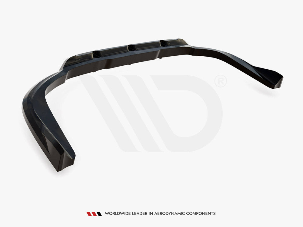 Central Rear Splitter (Vertical Bars) Lexus RX Mk4 Facelift