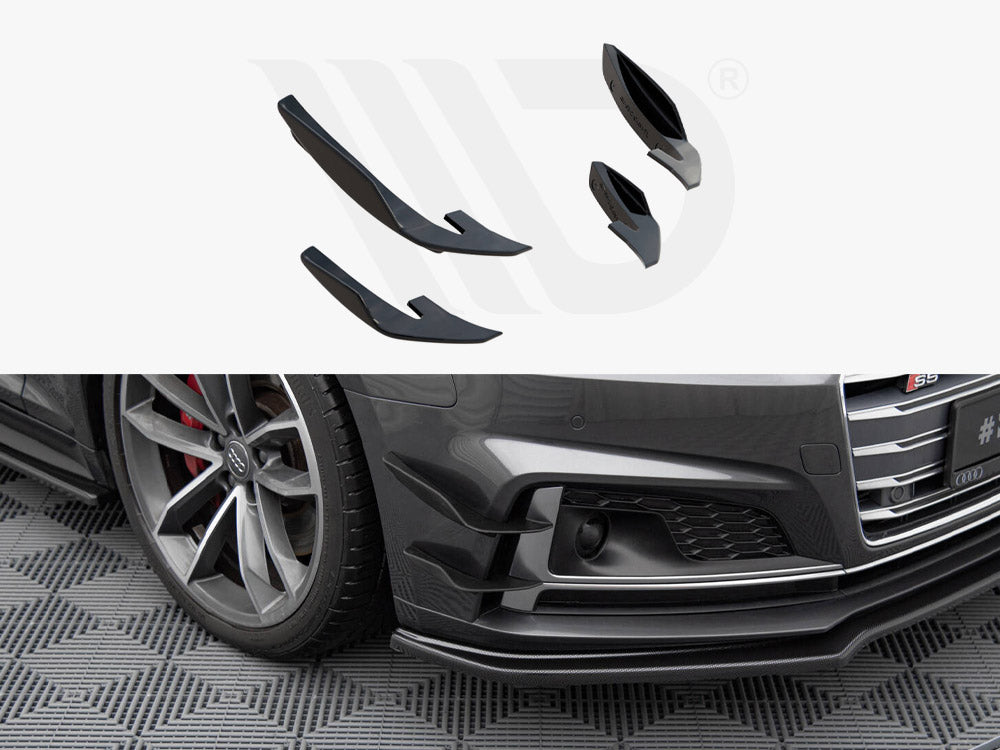 Front Bumper Wings (Canards) Audi S5 / A5 S-Line Coupe / Sportback F5