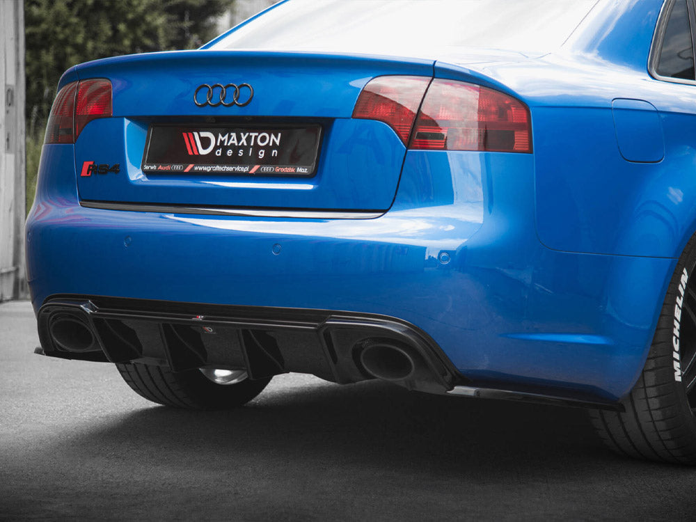 Rear Side Splitters V.2 Audi RS4 Sedan B7