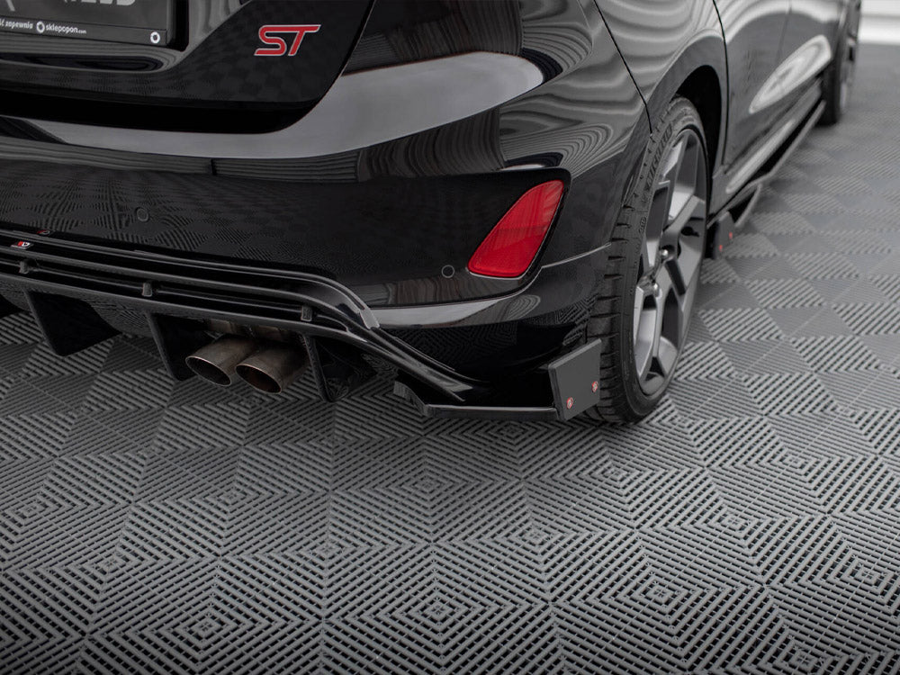 Rear Side Splitters V.4 + Flaps Ford Fiesta ST Mk8