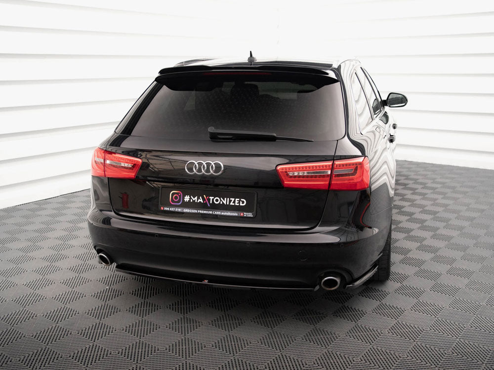 Central Rear Splitter Audi A6 Avant C7