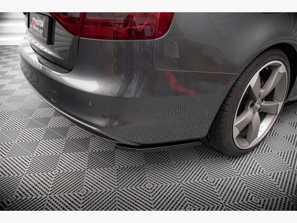 Rear Side Splitters V.2 Audi A4 S-Line Avant B8 Facelift