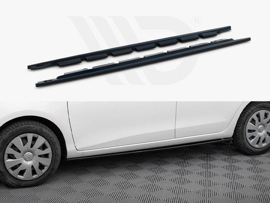 Side Skirts Diffusers Toyota Yaris Mk3 Facelift