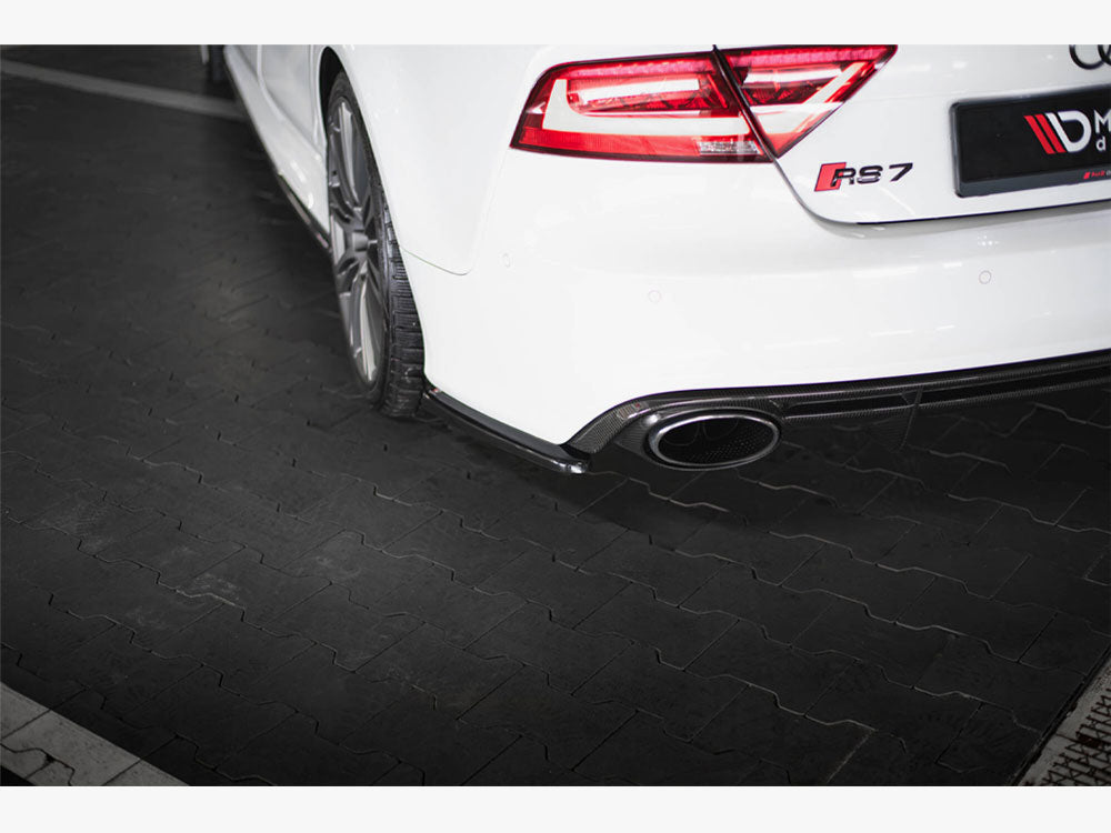 Rear Side Splitters V.2 Audi RS7 C7 Facelift