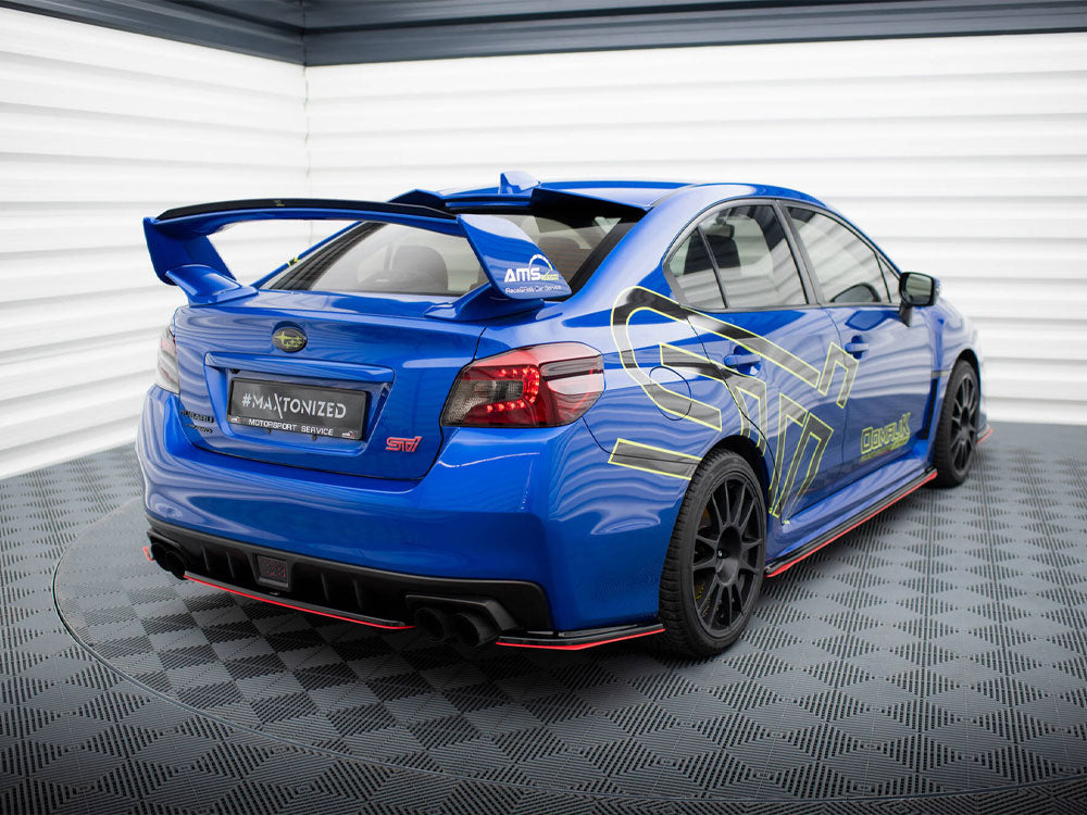 Rear Side Splitters V.2 Subaru WRX STI