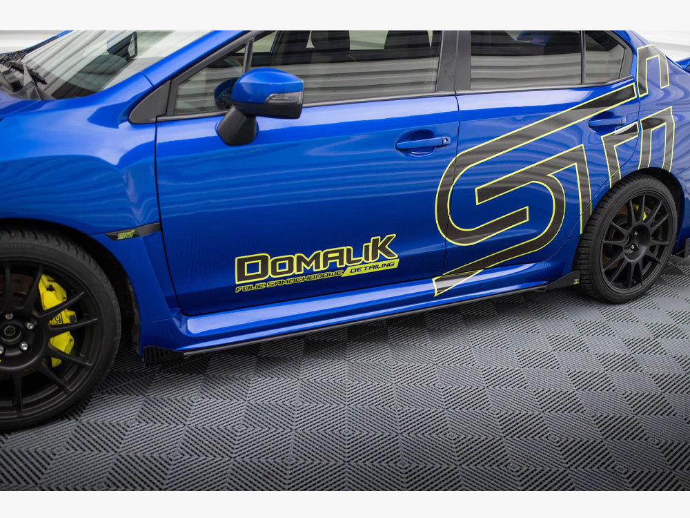 Street PRO Side Skirts Diffusers + Flaps Subaru WRX STI Mk1