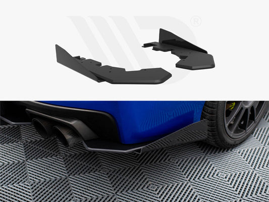 Street Pro Rear Side Splitters + Flaps Subaru WRX STI Mk1