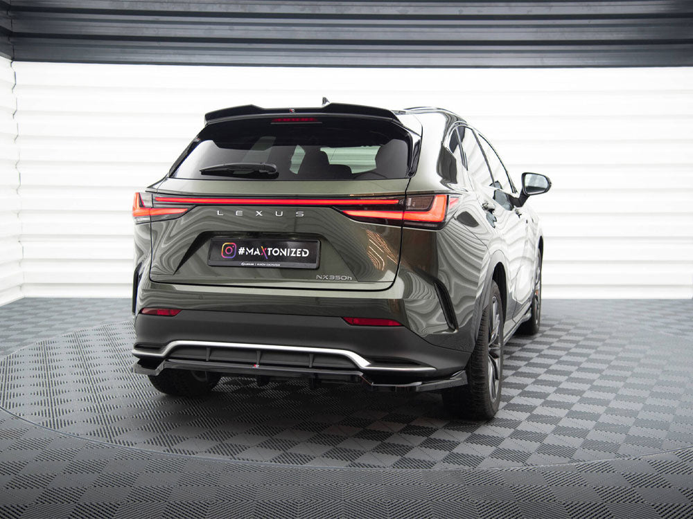 Central Rear Splitter (Vertical Bars) Lexus NX F-Sport Mk2