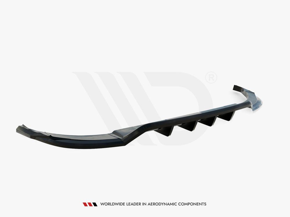 Central Rear Splitter (Vertical Bars) Audi Q8 S-Line Mk1