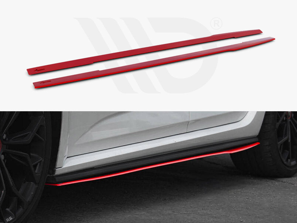 Side Skirts Diffusers V.2 Renault Megane RS Mk4