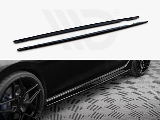 Side Skirts Diffusers V.3 Volkswagen Golf R Mk8