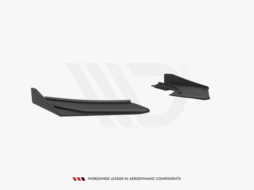 Street Pro Rear Side Splitters + Flaps Audi S3 Sedan 8V