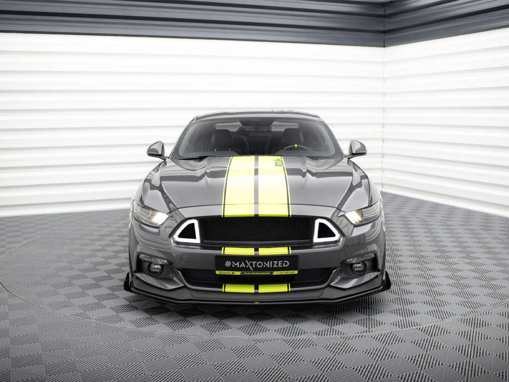 Street PRO Front Splitter + Flaps Ford Mustang GT Mk6