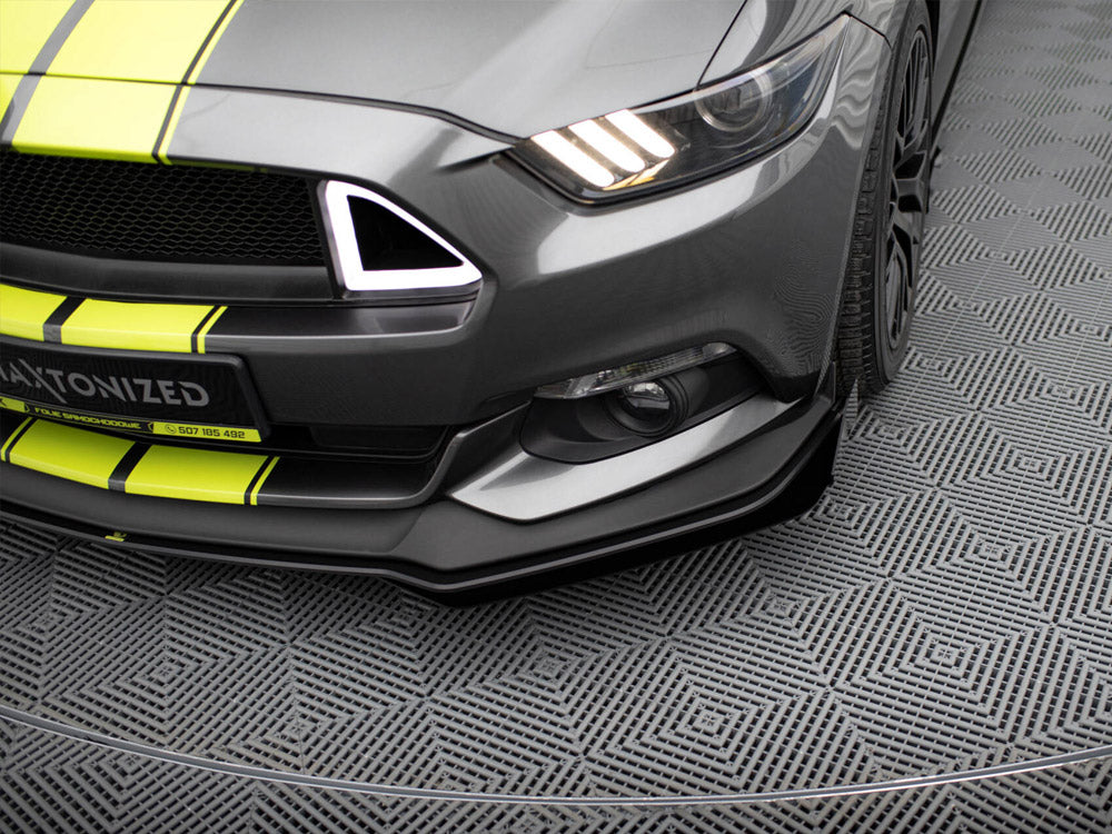 Street PRO Front Splitter + Flaps Ford Mustang GT Mk6