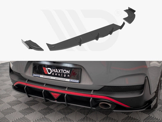 Street PRO Rear Diffuser + Flaps Hyundai I30 Fastback N-Line Mk3 Facelift