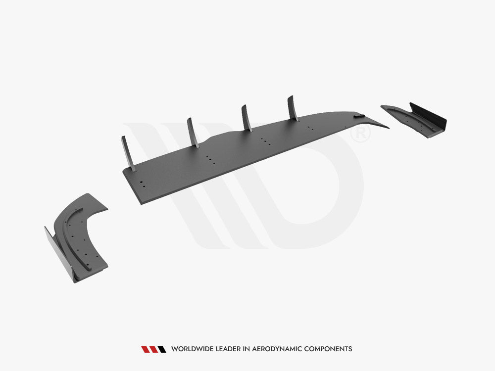 Street PRO Rear Diffuser + Flaps Hyundai I30 Fastback N-Line Mk3 Facelift