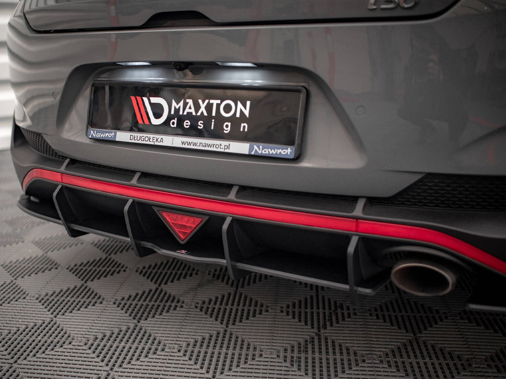 Street PRO Rear Diffuser + Flaps Hyundai I30 Fastback N-Line Mk3 Facelift