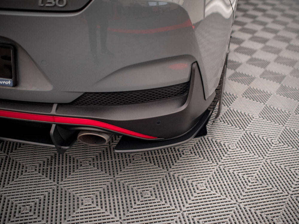 Street PRO Rear Diffuser + Flaps Hyundai I30 Fastback N-Line Mk3 Facelift