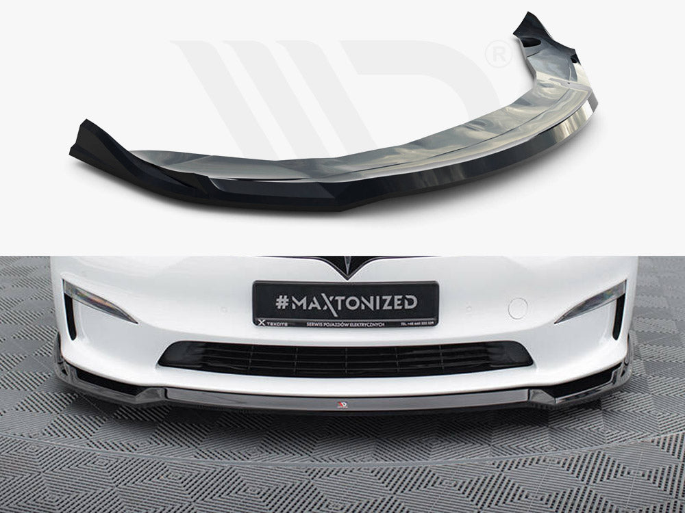 Front Splitter V.2 Tesla Model S Plaid Mk1 Facelift