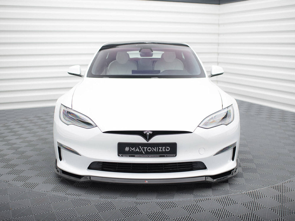 Front Splitter V.2 Tesla Model S Plaid Mk1 Facelift