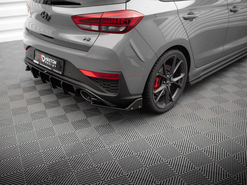 Rear Side Splitters V.4 + Flaps Hyundai I30 N Hatchback Mk3 Facelift