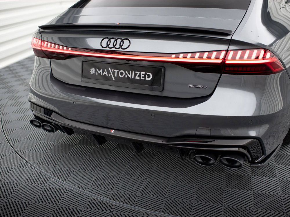 Rear Valance + Exhaust Ends Imitation Audi A7 S-Line C8 / S7 C8