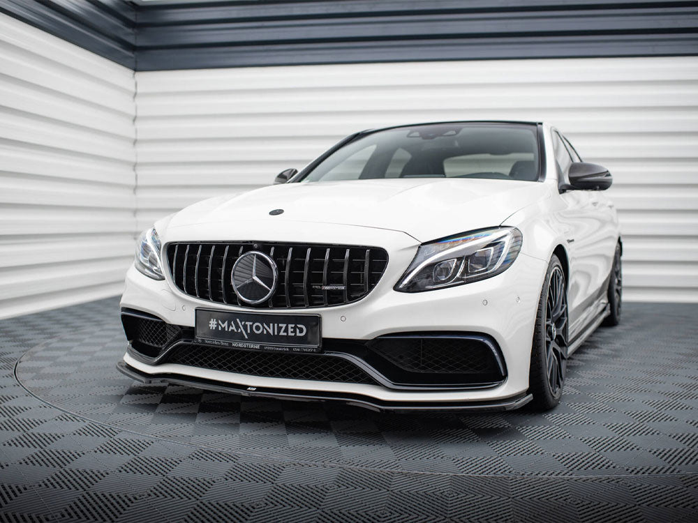 Front Splitter V.1 Mercedes-AMG C63 Sedan / Estate W205 / S205