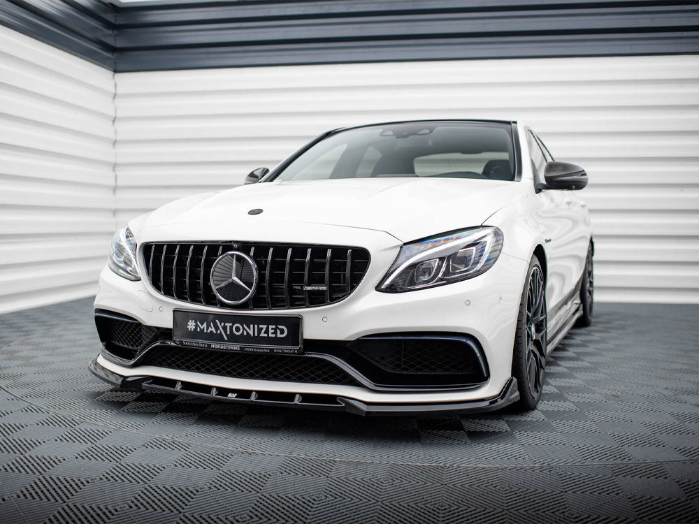 Front Splitter V.2 Mercedes-AMG C63 Sedan / Estate W205 / S205