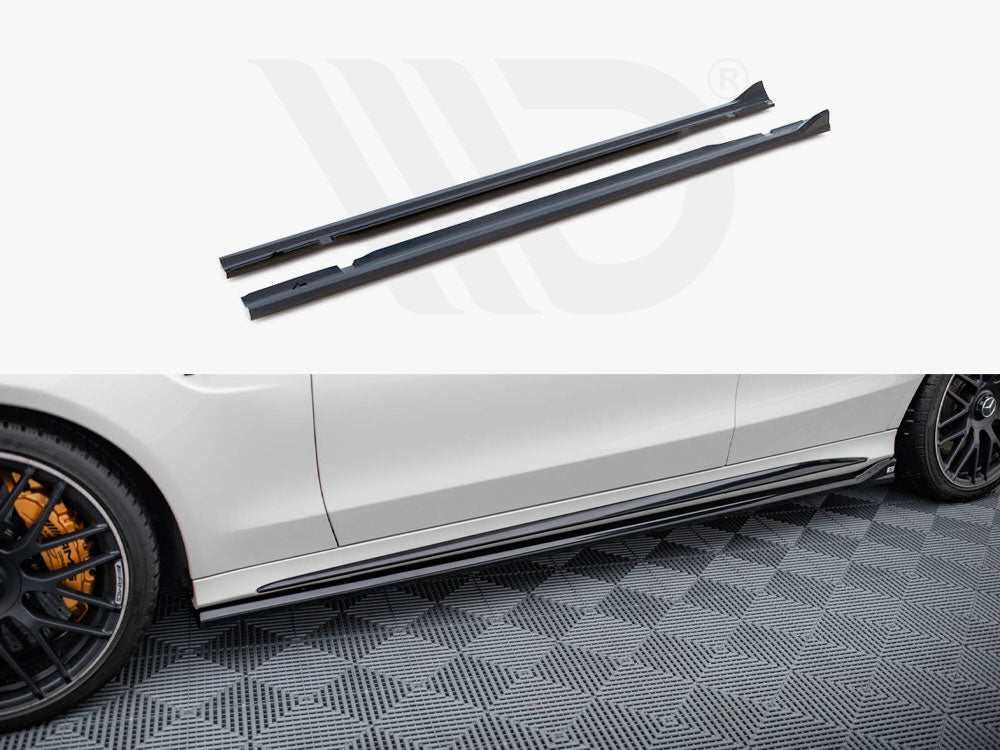 Side Skirts Diffusers V.2 Mercedes-AMG C63 Sedan / Estate W205 / S205