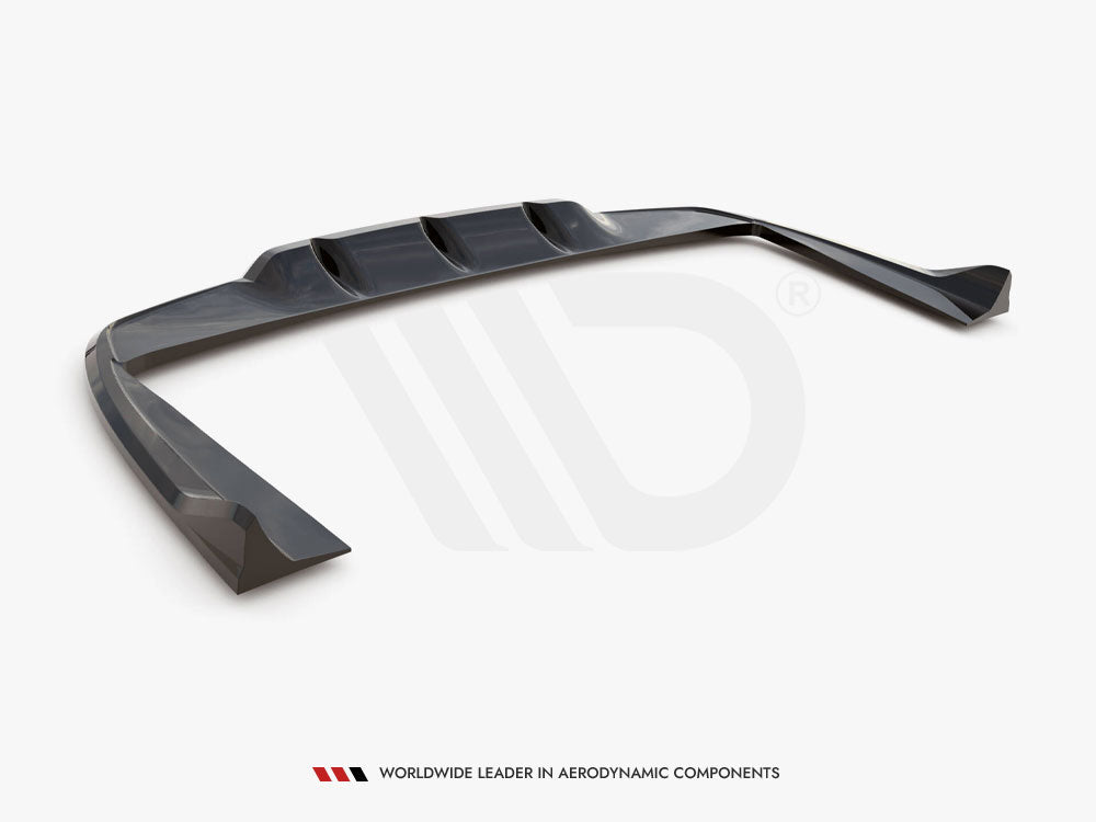 Central Rear Splitter (Vertical Bars) Mercedes-AMG C63 Sedan / Estate W205 / S205