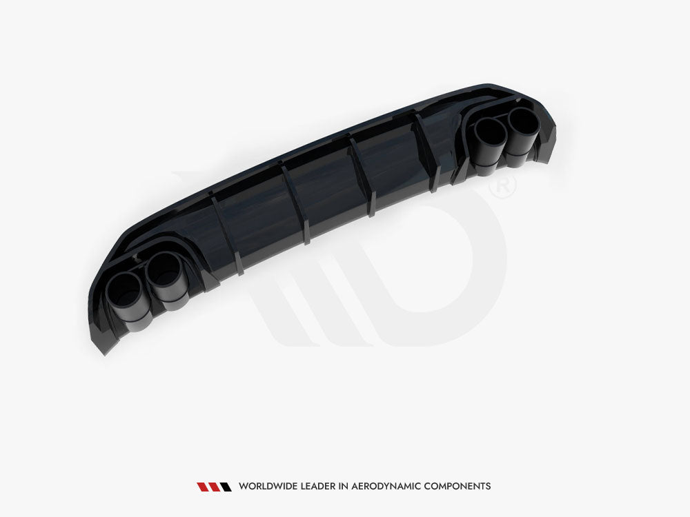 Rear Valance + Exhaust Ends Imitation Audi A3 S-Line Sedan 8Y