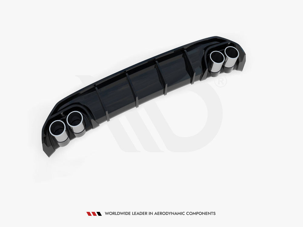 Rear Valance + Exhaust Ends Imitation Audi A3 S-Line Sedan 8Y