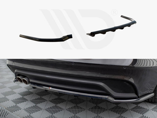 Central Rear Splitter (Vertical Bars) Jaguar XE X760 Facelift