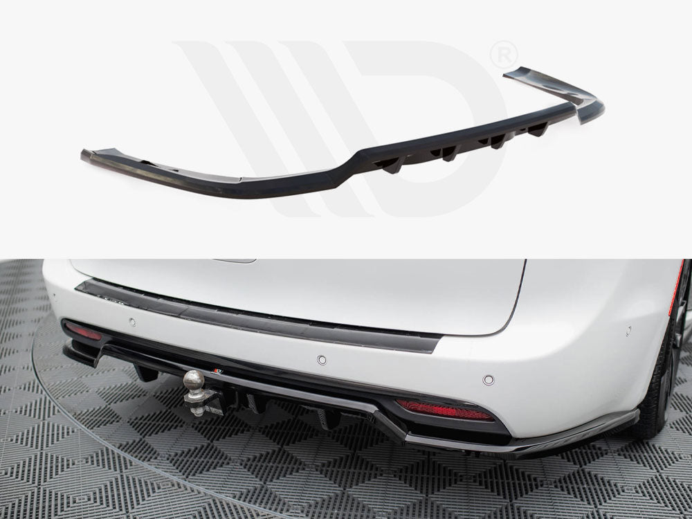 Central Rear Splitter (Vertical Bars) Chrysler Pacifica Mk2 Facelift