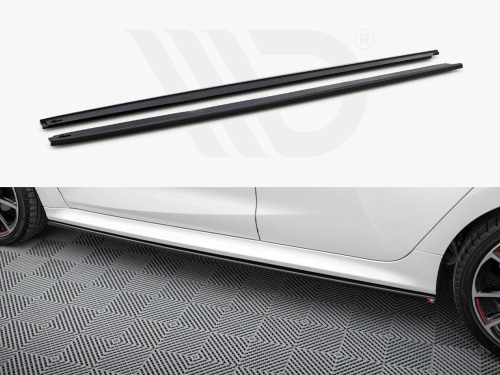 Side Skirts Diffusers V.2 Toyota Yaris Mk4