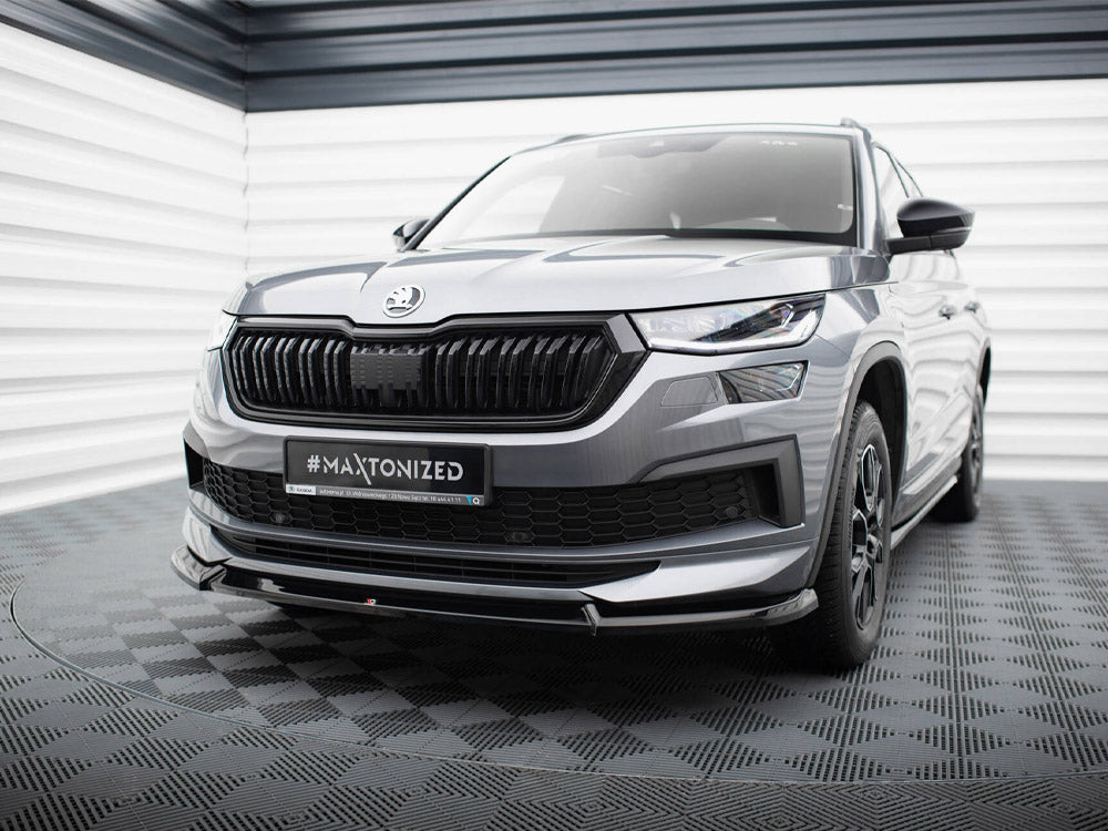 Front Splitter V.1 Skoda Kodiaq Sportline Mk1 Facelift