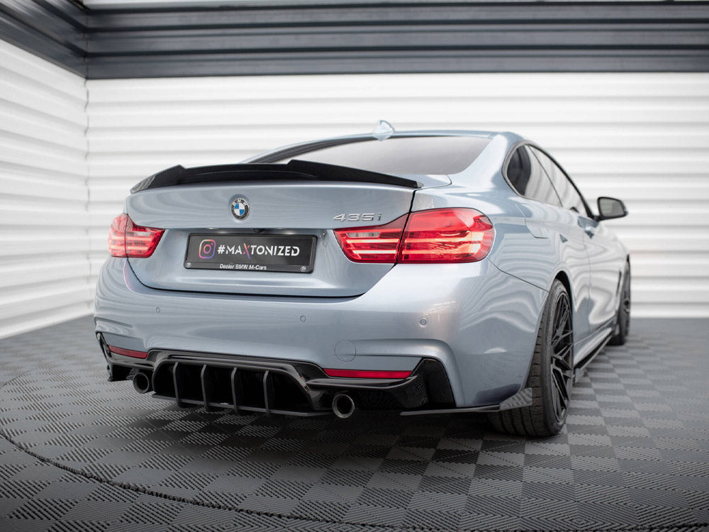 Street Pro Rear Side Splitters + Flaps BMW 435i Coupe M-Pack F32