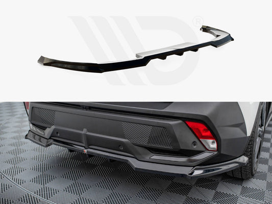 Central Rear Splitter (Vertical Bars) Peugeot 408 Mk1