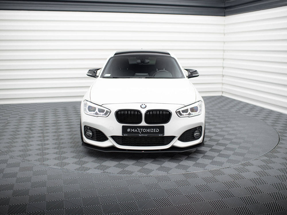 Street PRO Front Splitter V.3 + Flaps BMW 1 F20 M-Pack Facelift / M140i