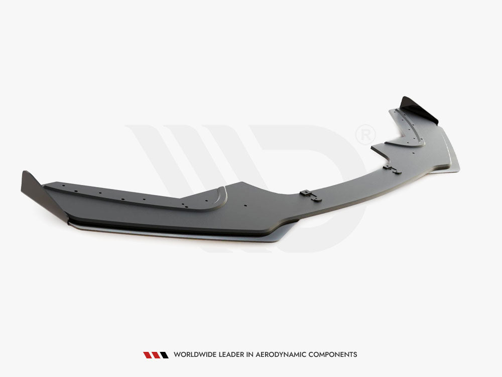 Street PRO Front Splitter V.3 + Flaps BMW 1 F20 M-Pack Facelift / M140i