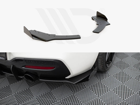 Street PRO Rear Side Splitters V.2 + Flaps BMW 1 F20 M140i