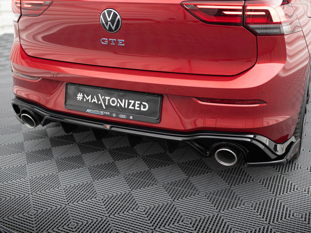 Rear Valance + Exhaust Ends Imitation Volkswagen Golf GTE Mk8