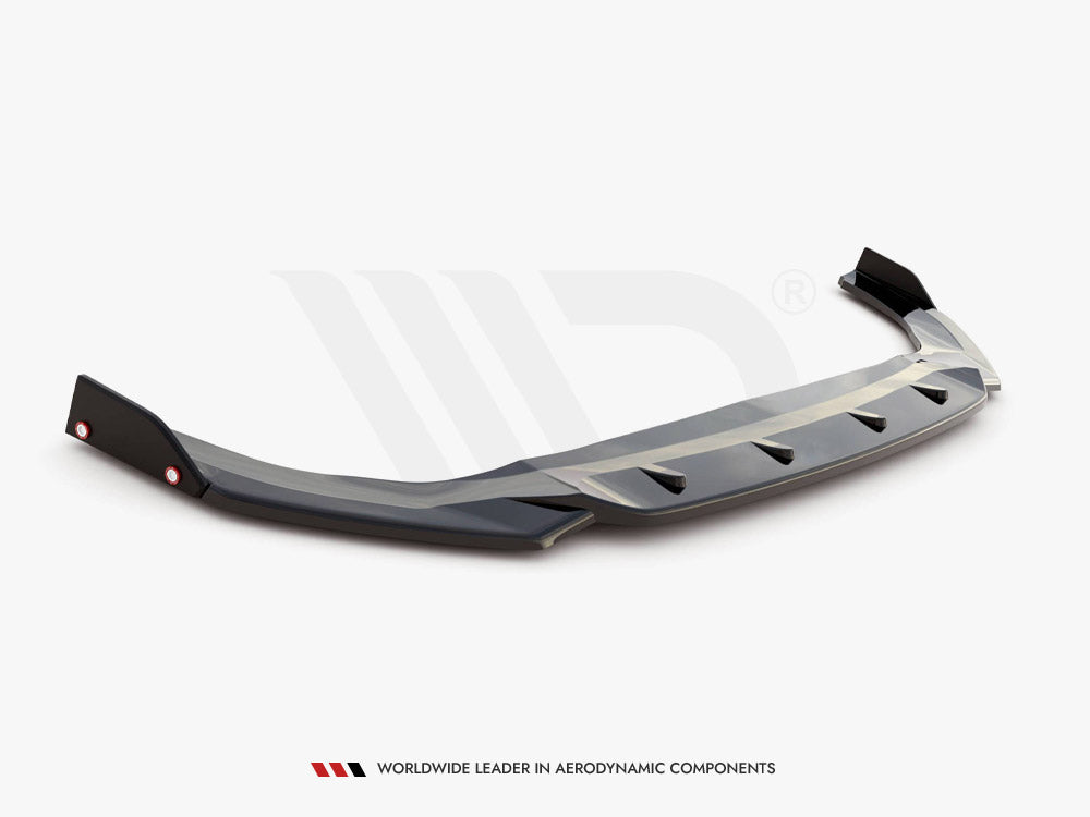 Front Splitter V.2 + Flaps Volkswagen Golf GTI / GTE / R-Line Mk8