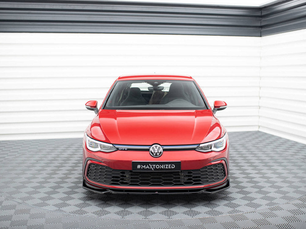 Front Splitter V.2 + Flaps Volkswagen Golf GTI / GTE / R-Line Mk8