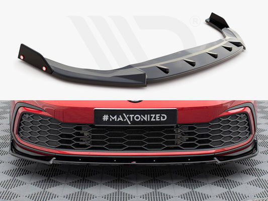 Front Splitter V.3 + Flaps Volkswagen Golf GTI / GTE / R-Line Mk8