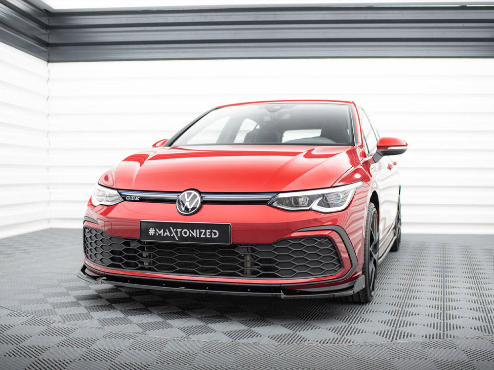 Front Splitter V.3 + Flaps Volkswagen Golf GTI / GTE / R-Line Mk8