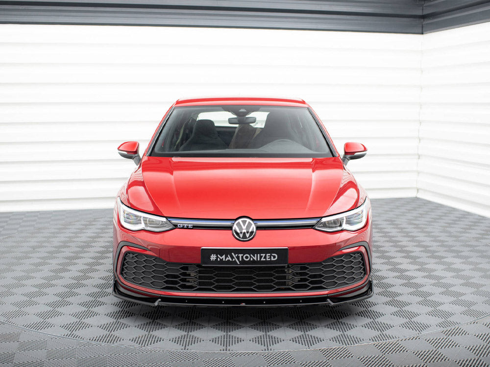 Front Splitter V.3 + Flaps Volkswagen Golf GTI / GTE / R-Line Mk8