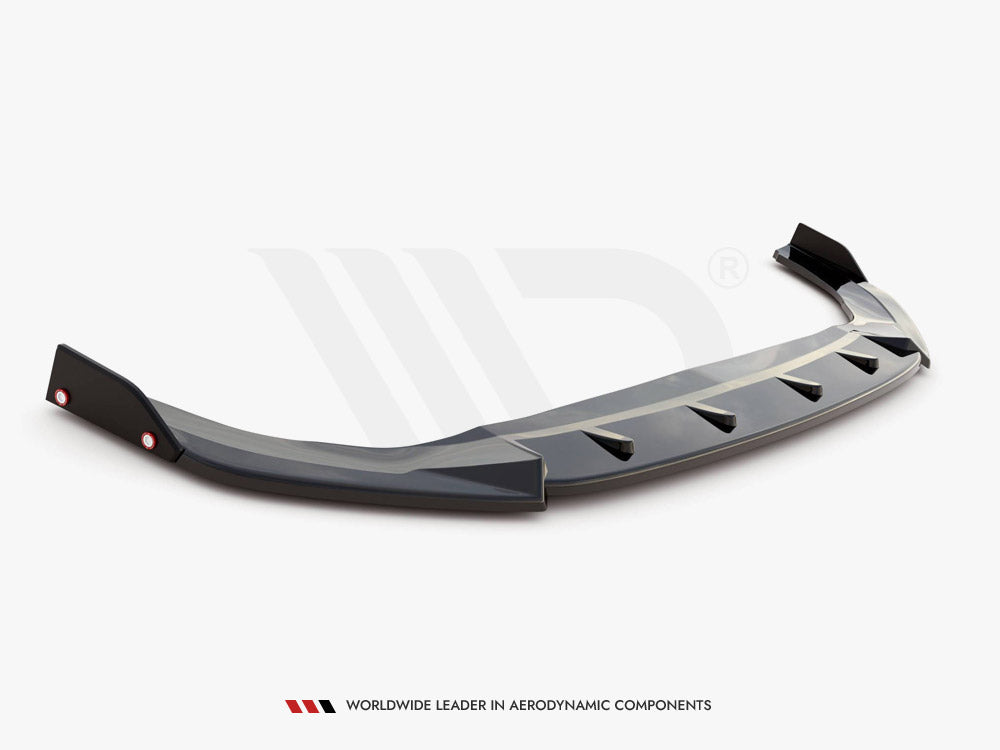 Front Splitter V.3 + Flaps Volkswagen Golf GTI / GTE / R-Line Mk8