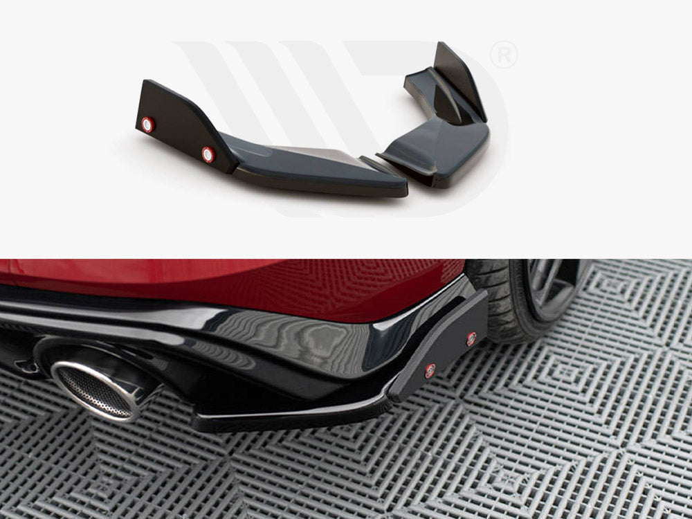 Rear Side Splitters V.2 + Flaps Volkswagen Golf GTI / GTE Mk8